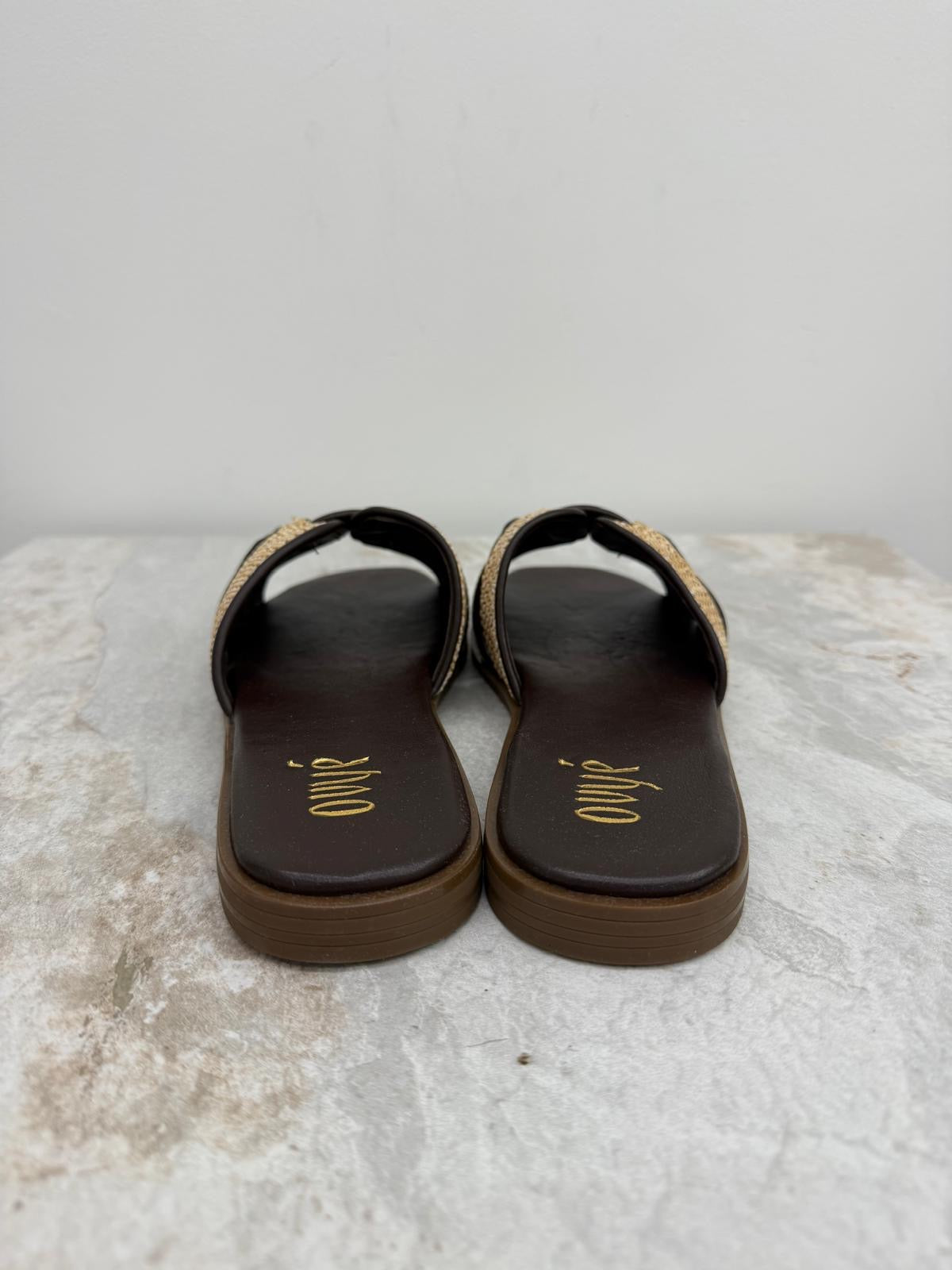 Ovyé - Ciabatta Flat Rafia