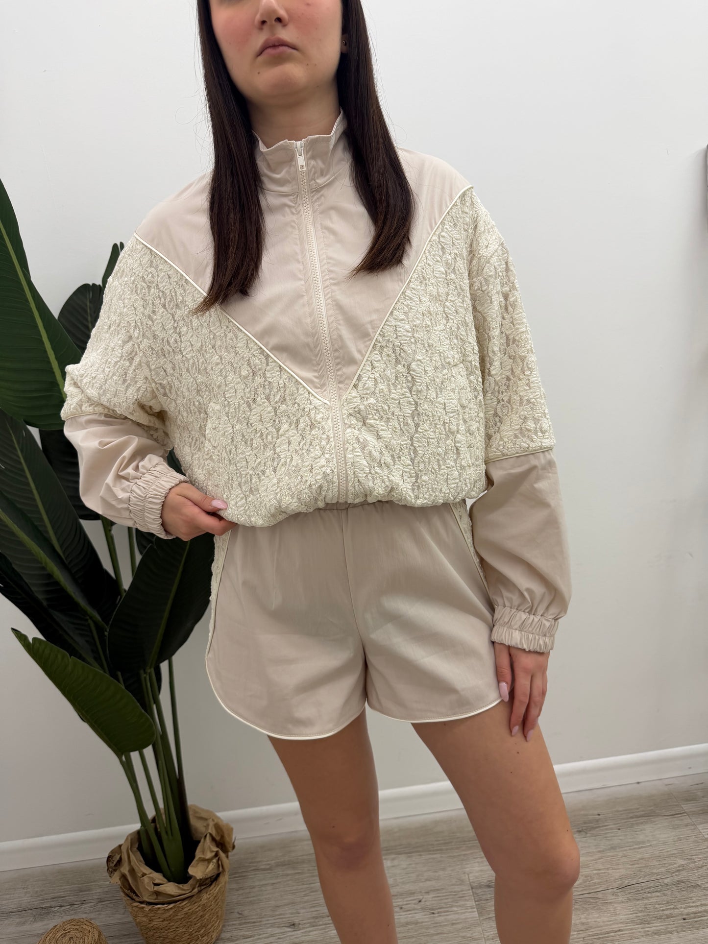 Haveone - Shorts Bande Pizzo