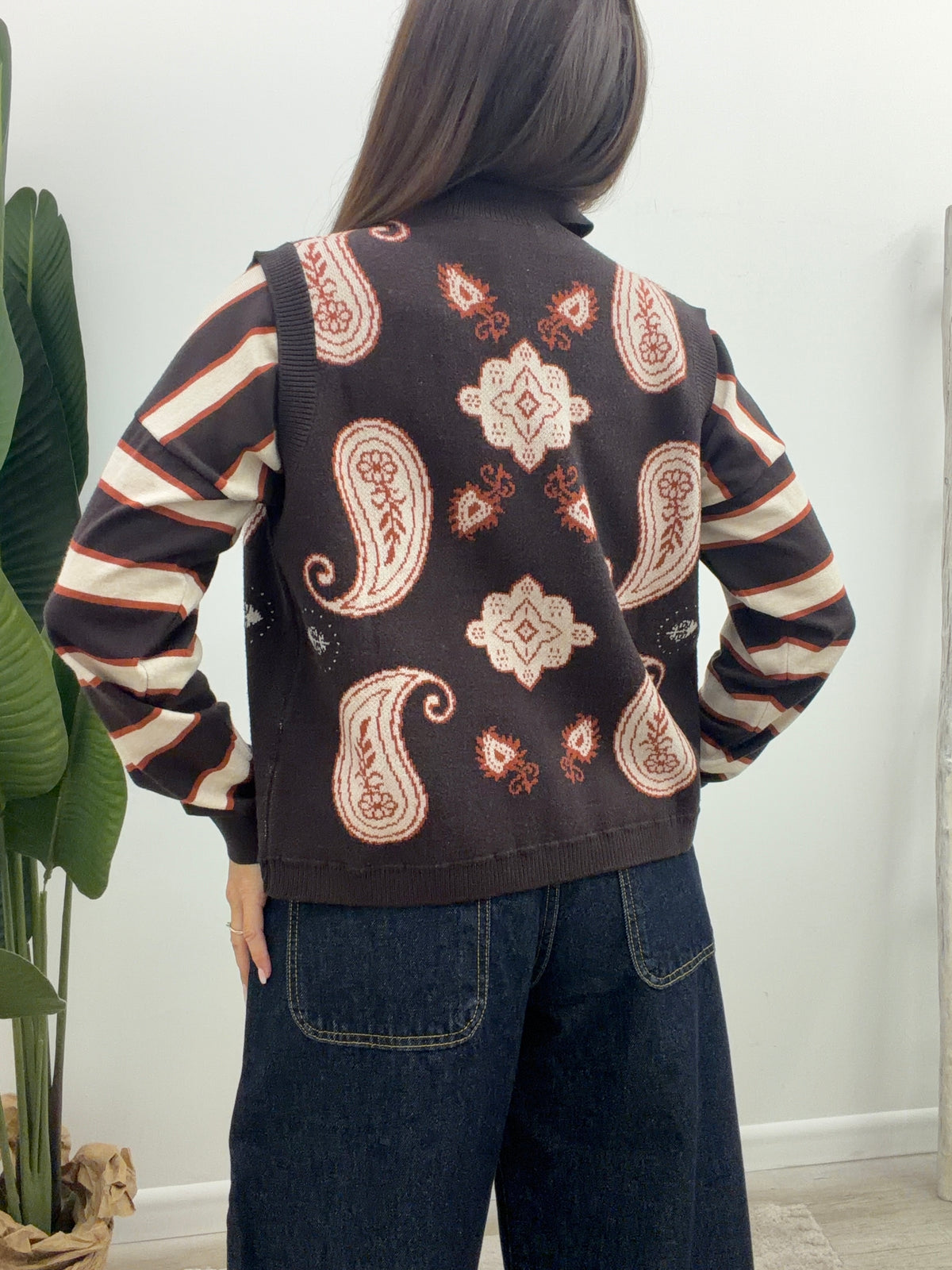 Vicolo - Gilet Paisley