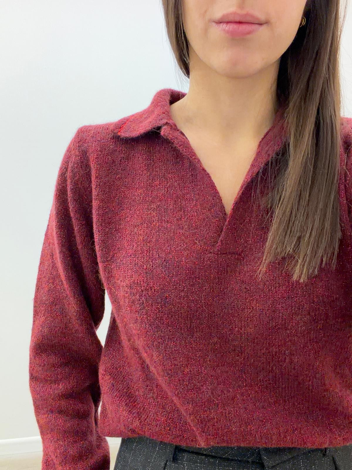 Vicolo - Pull Polo Lurex