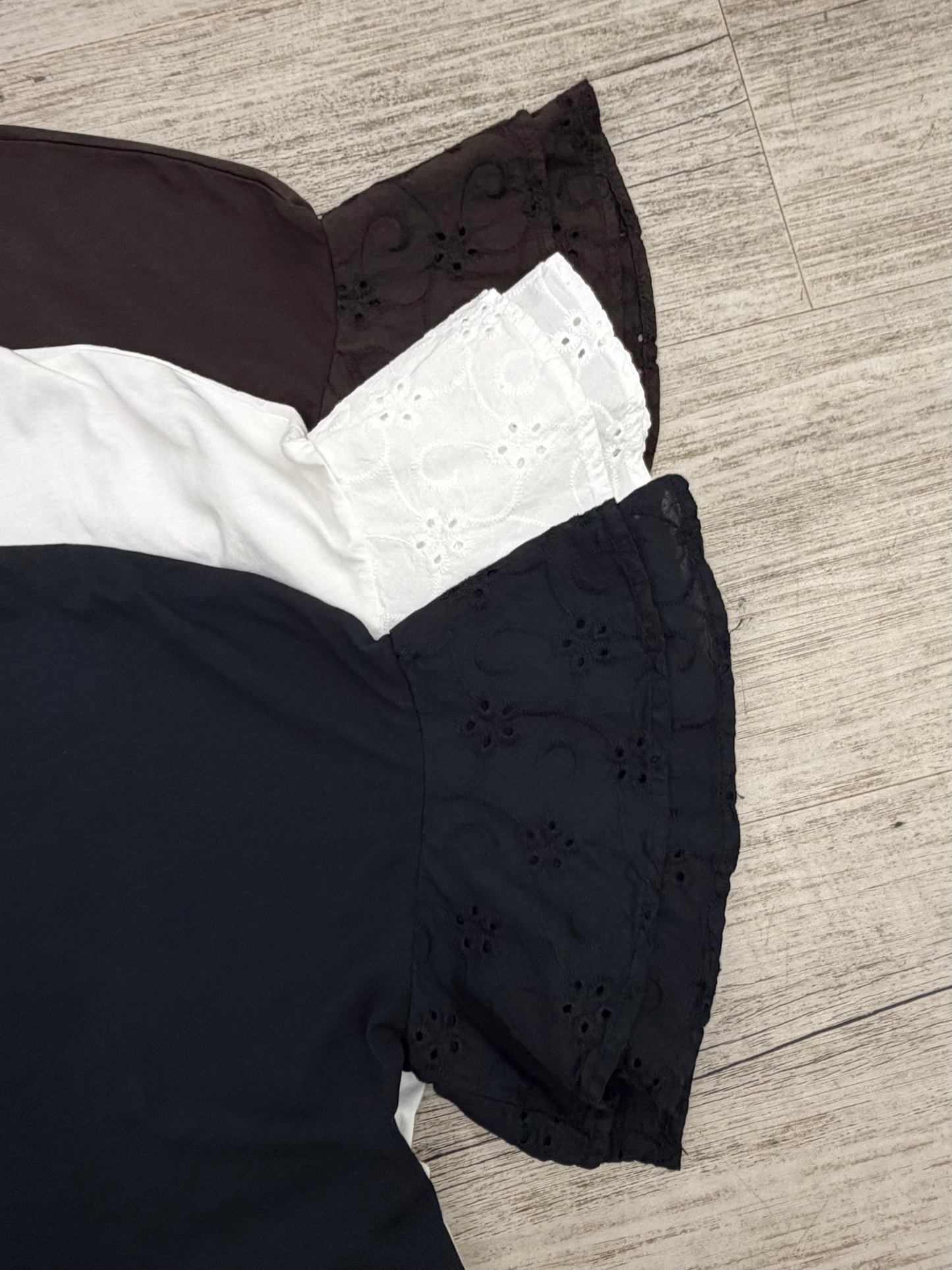 Vicolo - Tshirt Manica Sangallo