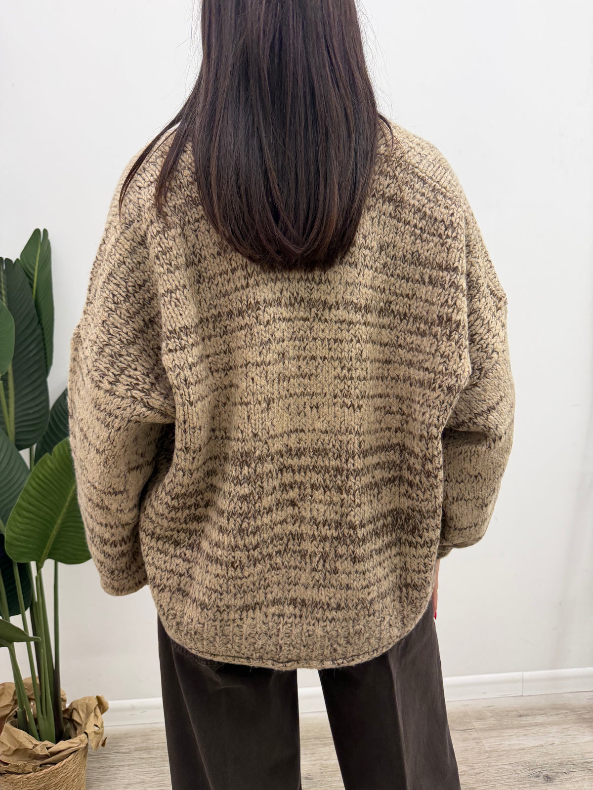 Haveone - Cardigan Bottoni Mélange