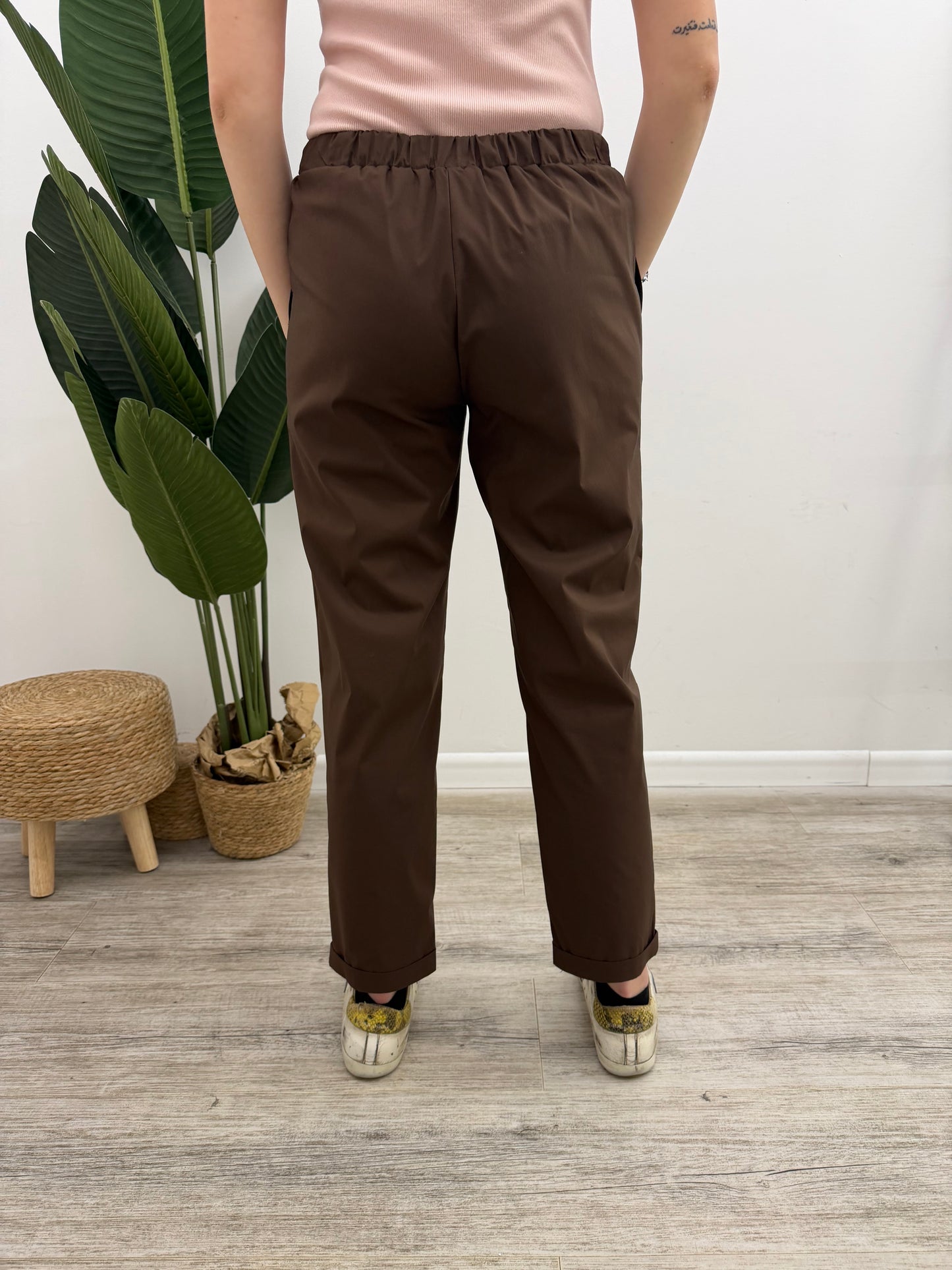 Vicolo - Pantalone Coulisse Popeline