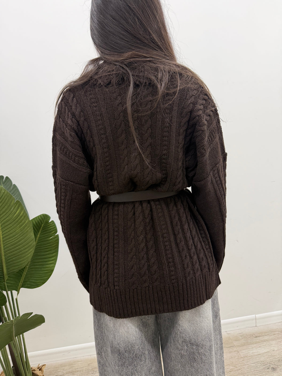 Kontatto - Cardigan Trecce Frange