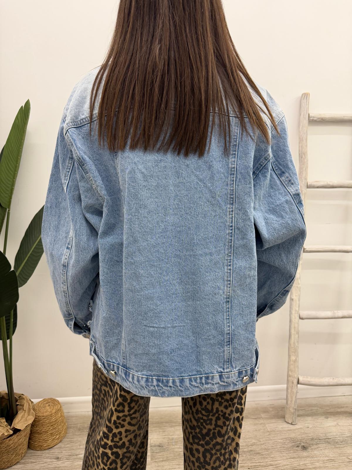 Susy Mix - Giacca Denim Borchie