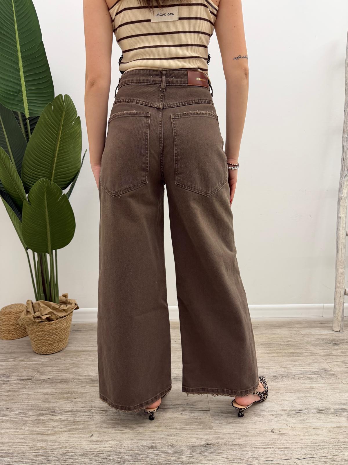 Tensione In - Pantalone Giusy Brown
