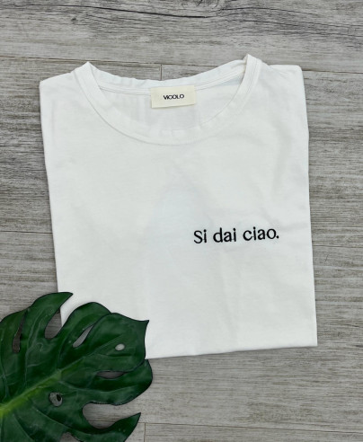 Vicolo - Tshirt Si Dai Ciao