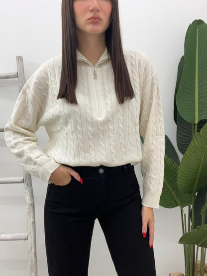 Vicolo - Pull Zip Lana