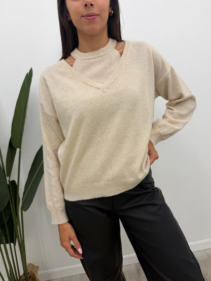 Haveone - Twin Set Pull a V+Top
