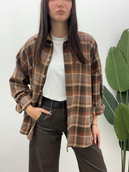 Susy Mix - Camicia Check Ricamo