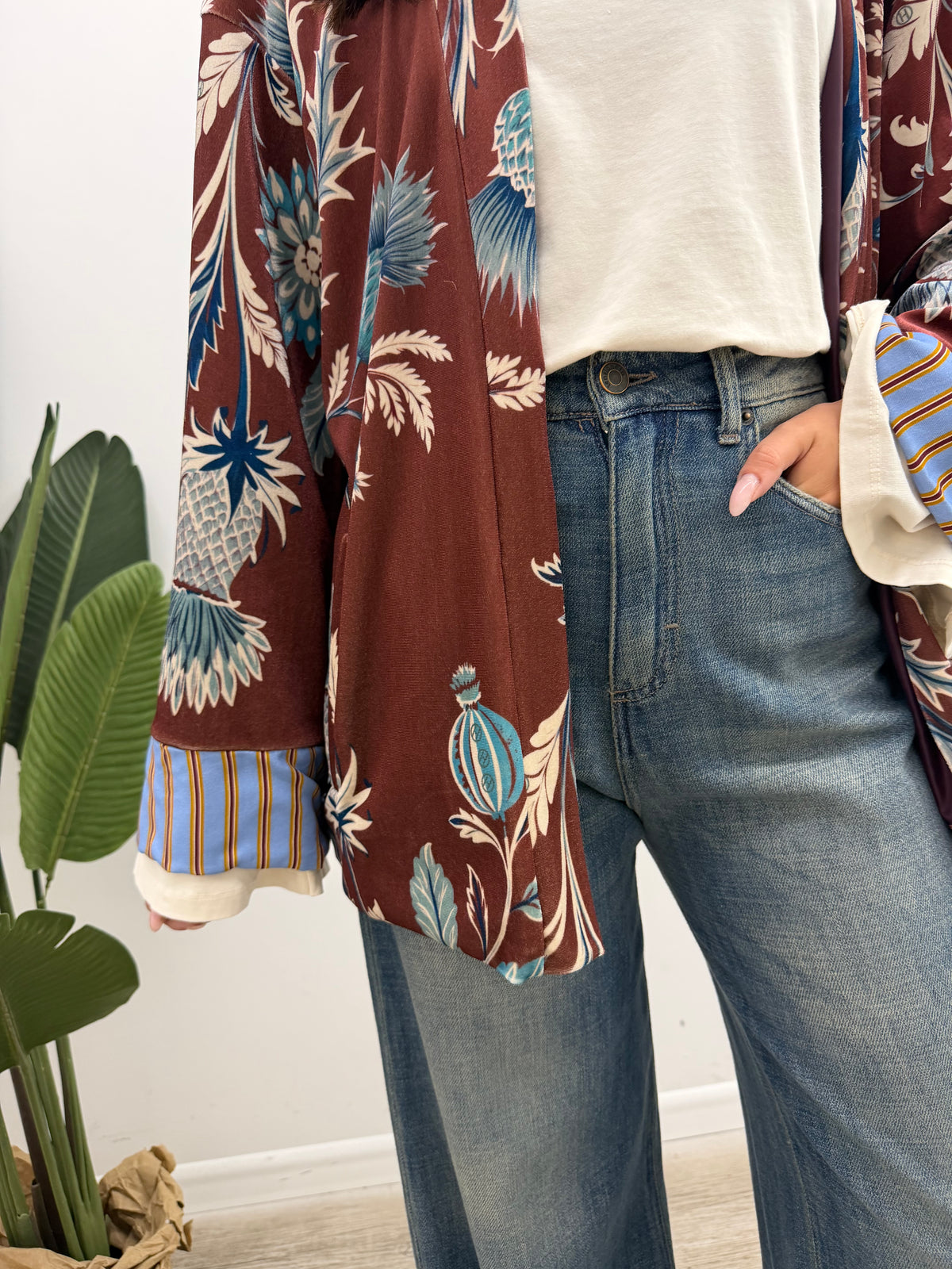 Haveone - Kimono Stampa Fiore