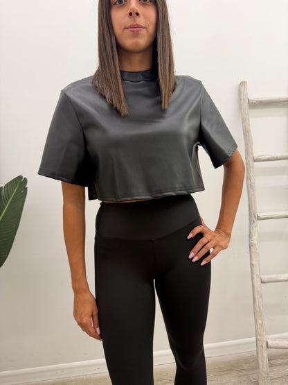 Vicolo - Blusa Ecopelle