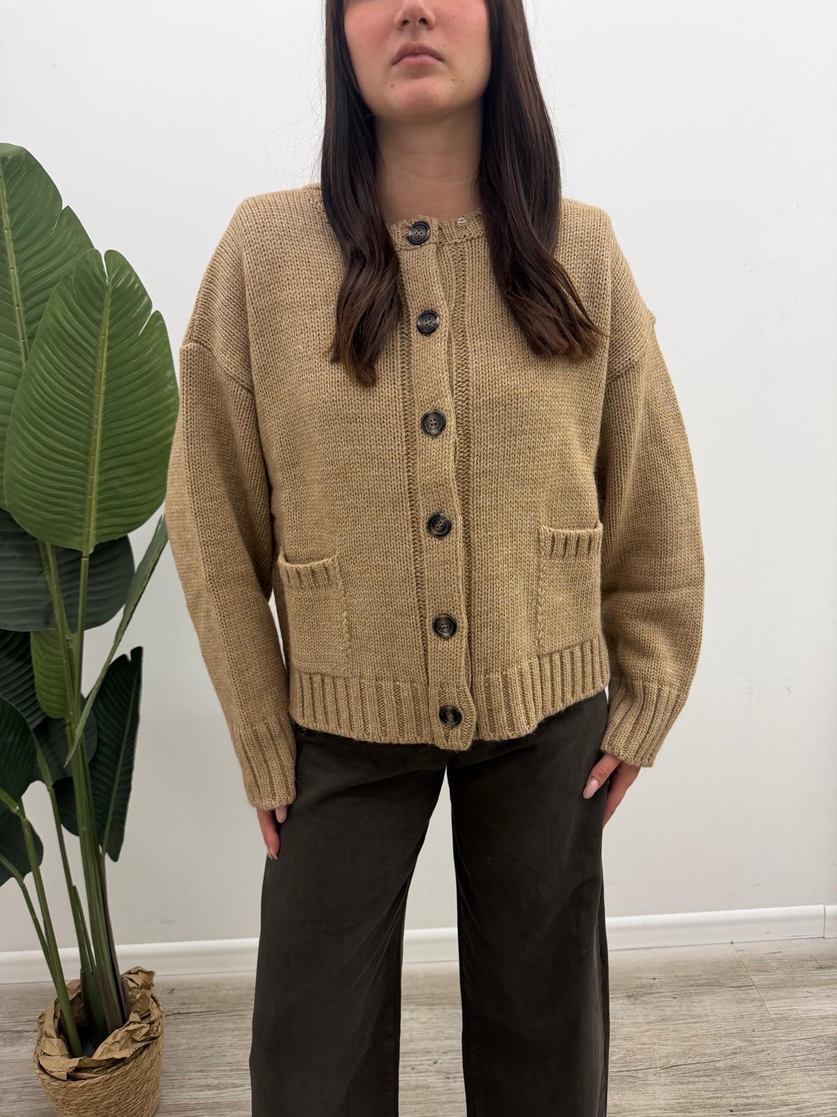 Kontatto - Cardigan Collo Pelliccia