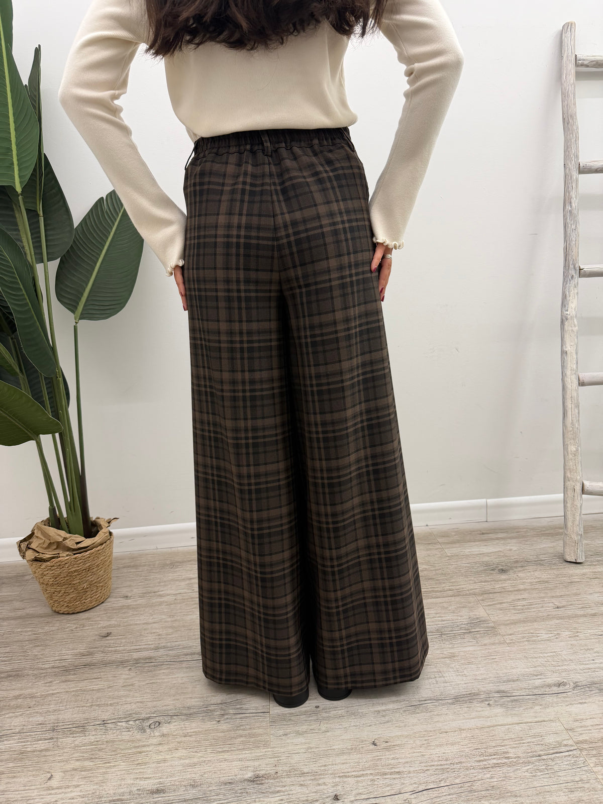 Susy Mix - Pantalone Palazzo Quadri