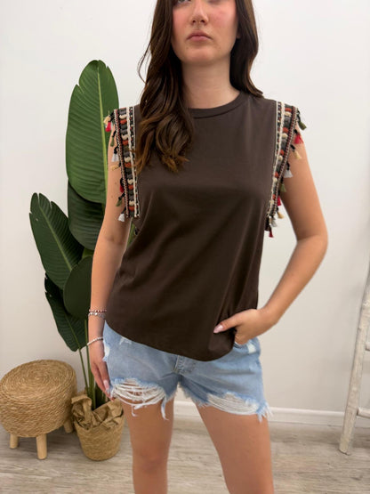 Susy Mix - Tshirt Passamaneria Nappine