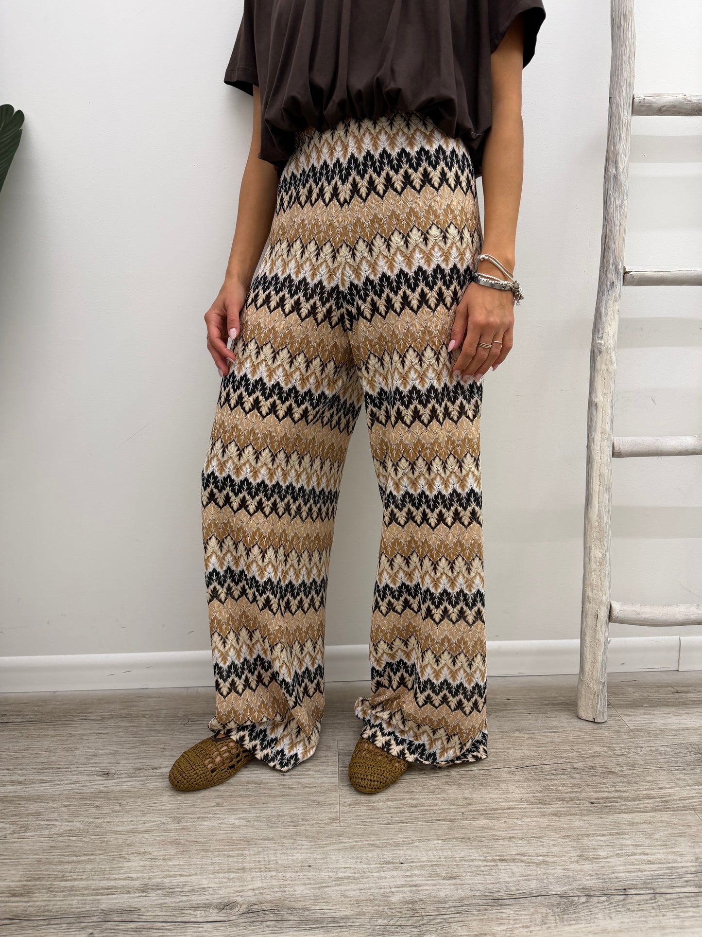 Vicolo - Pantalone Motivi Zig-Zag