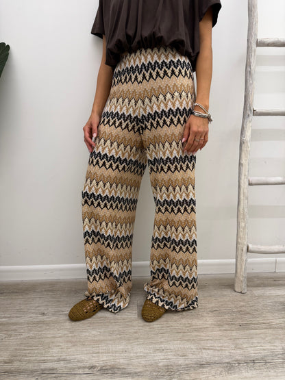 Vicolo - Pantalone Motivi Zig-Zag