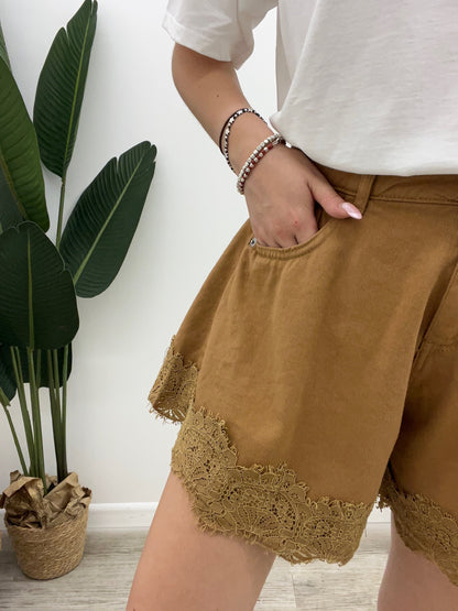 Haveone - Shorts Farfalla Pizzo