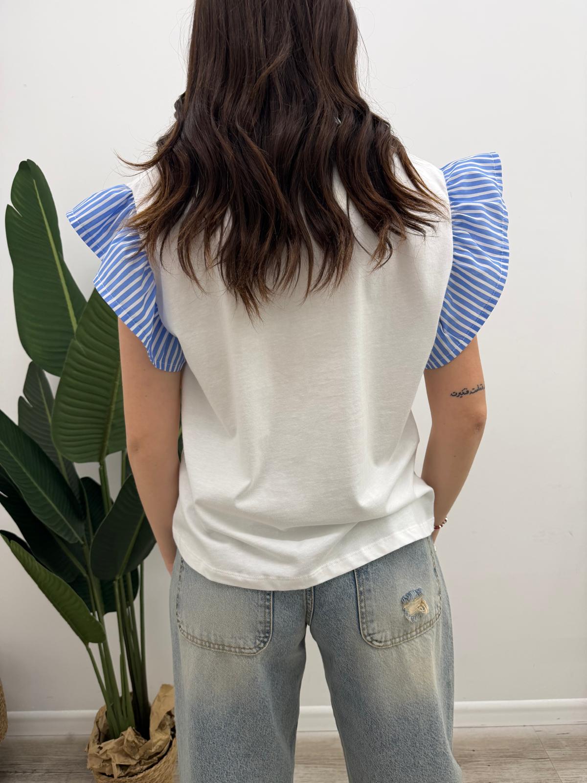 Vicolo - Tshirt Volant Bastoncino