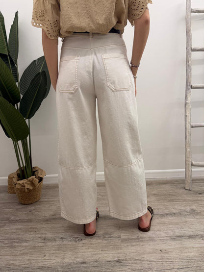 Susy Mix - Pantalone Worker White