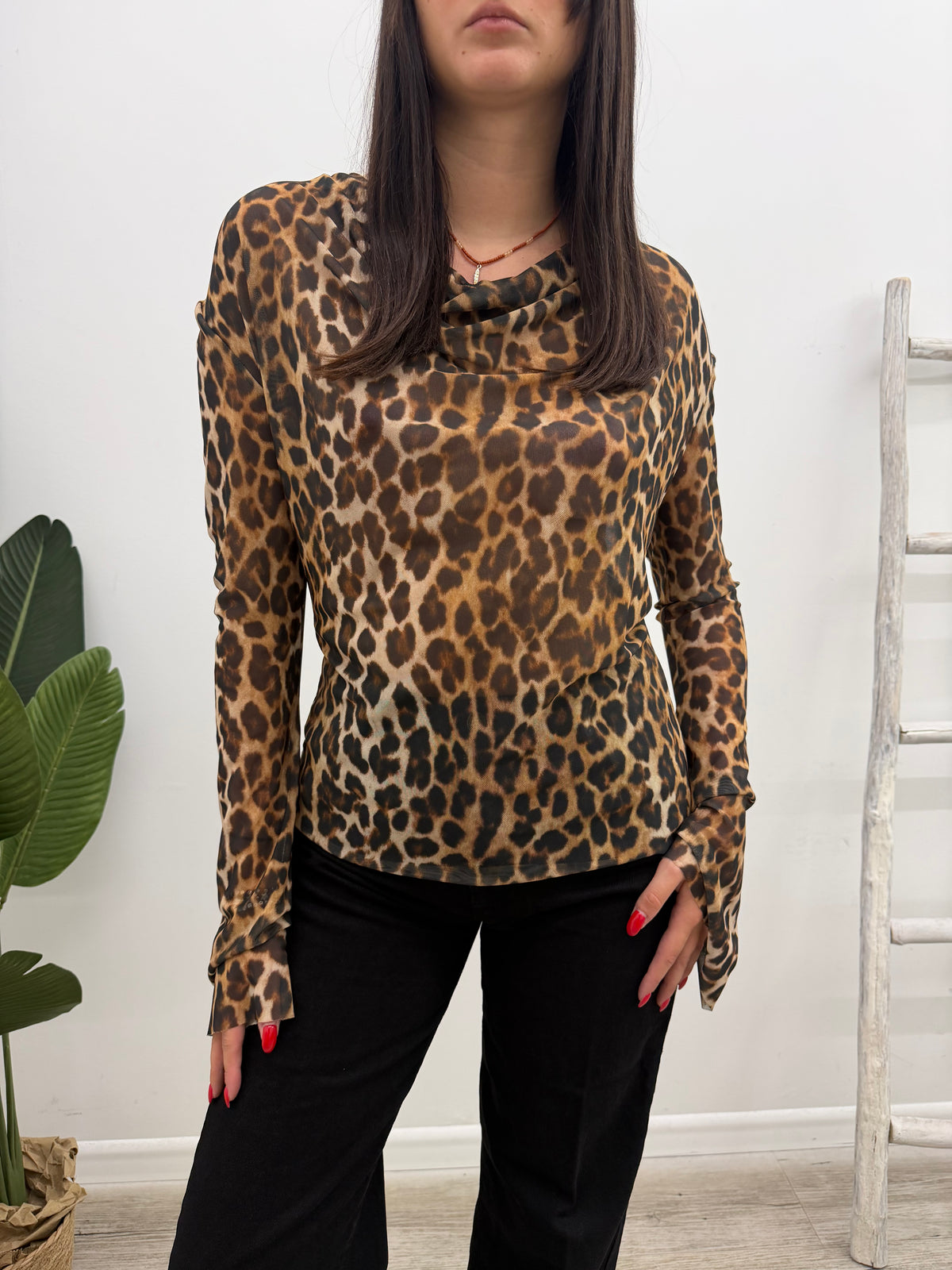 Haveone - Blusa Animalier