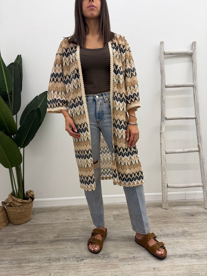 Vicolo - Cardigan Motivi Zig-Zag