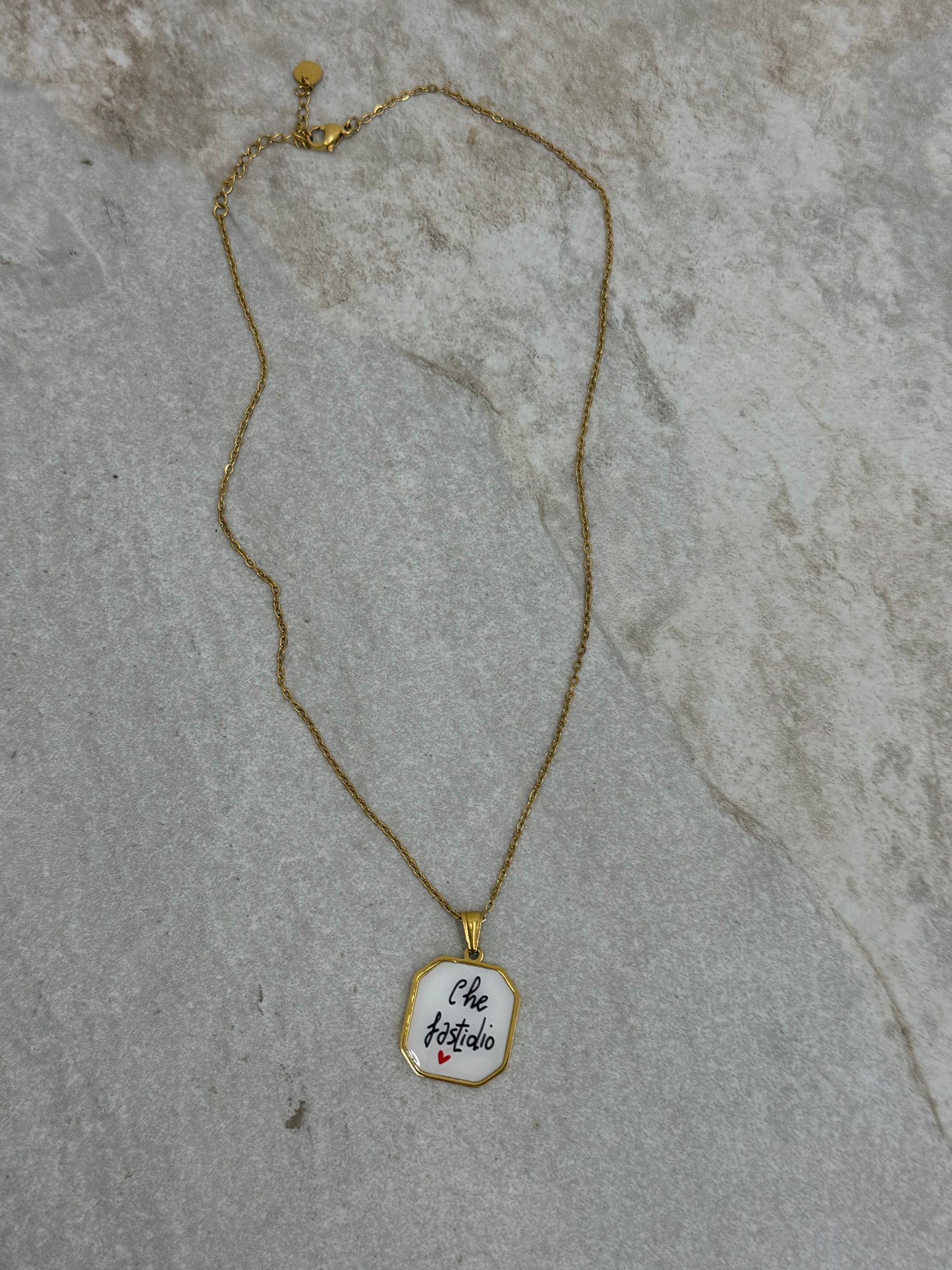 Haveone - Tshirt Collana Fastidio Nera