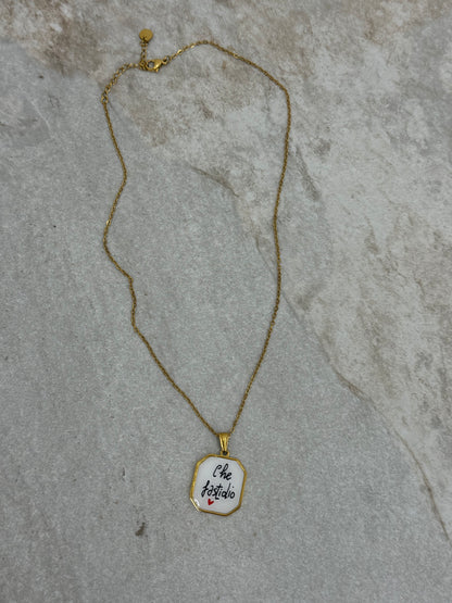 Haveone - Tshirt Collana Fastidio Nera
