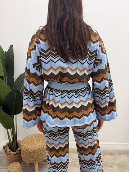 Vicolo - Cardigan Chevron