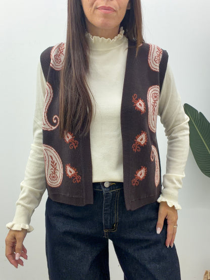 Vicolo - Gilet Paisley