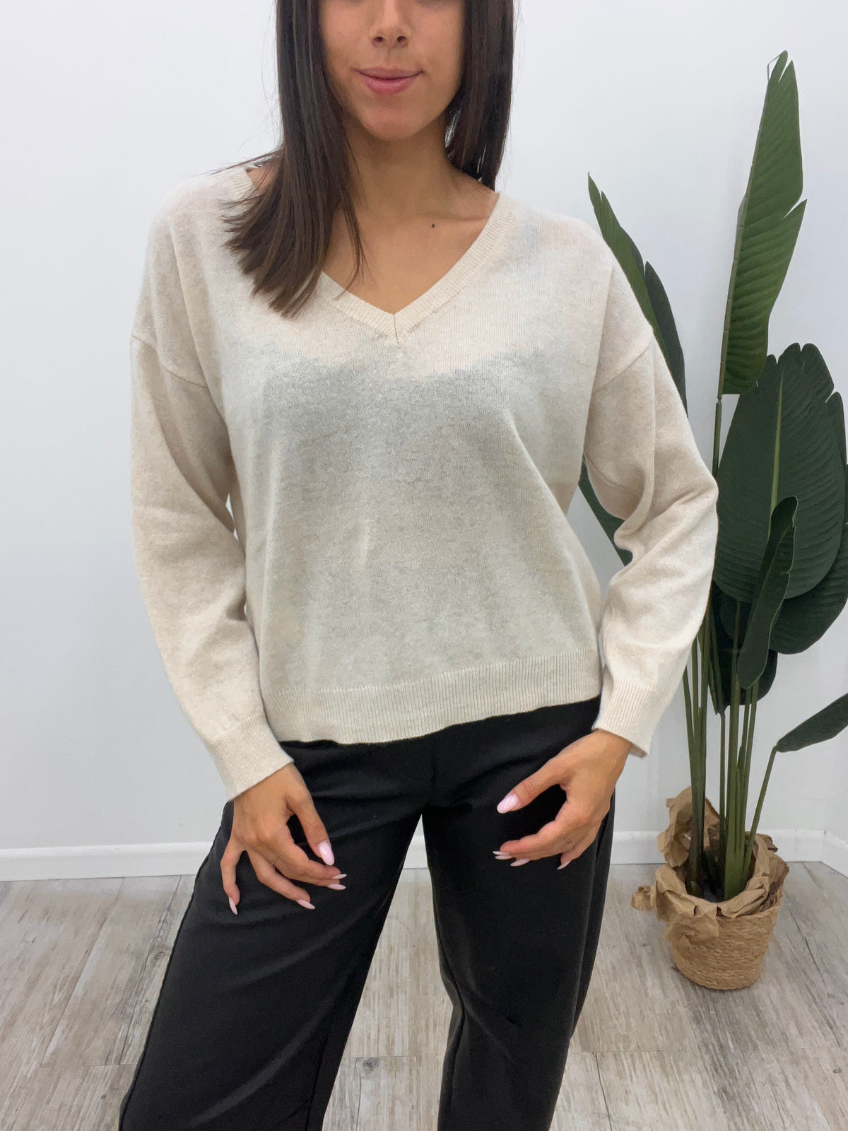 Haveone - Twin Set Pull a V+Top