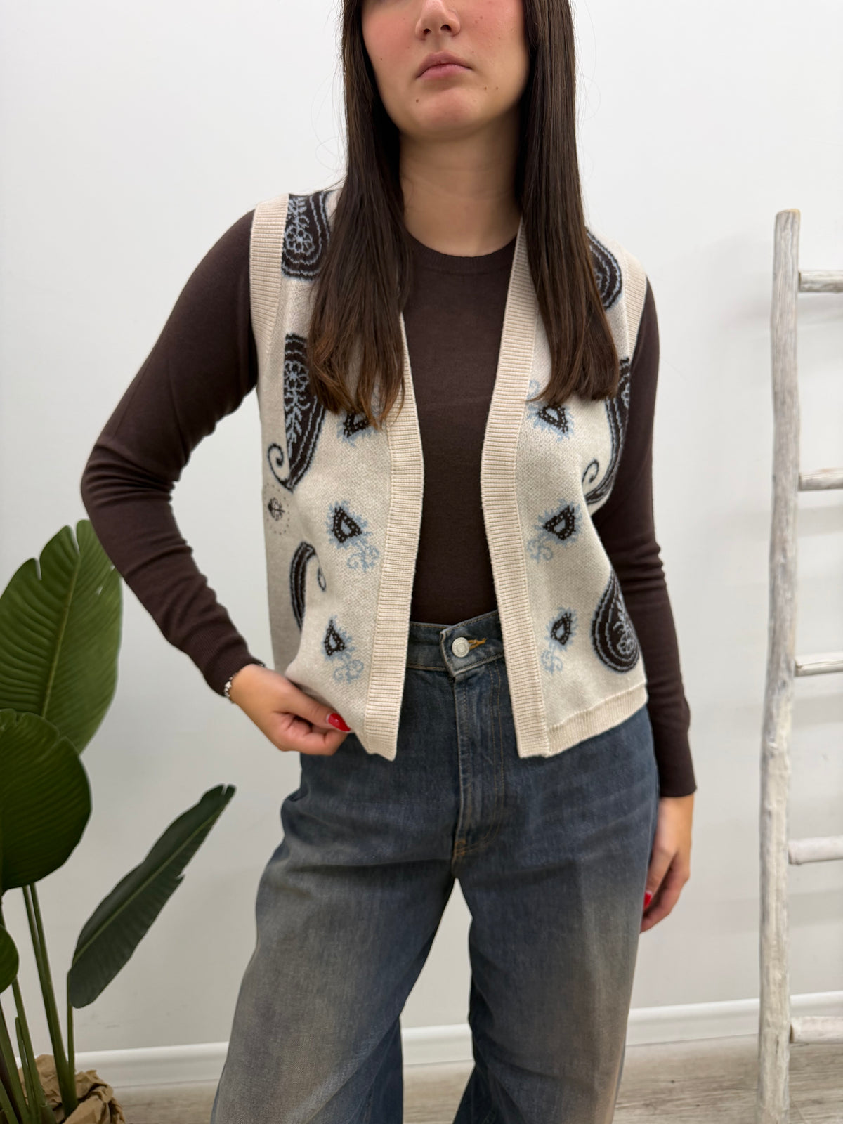 Vicolo - Gilet Paisley