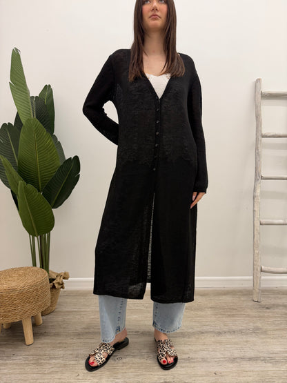 Vicolo - Cardigan Lungo Spacchi
