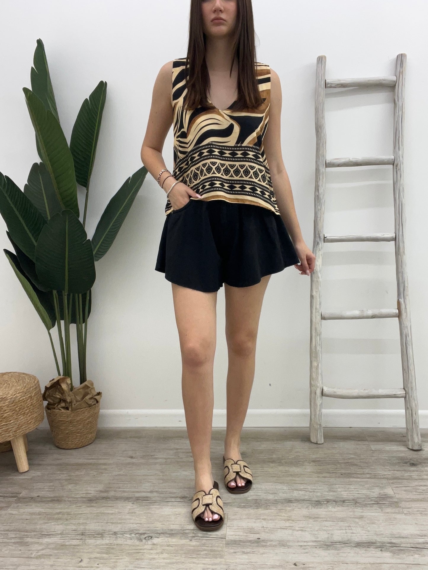 Haveone - Shorts Farfalla