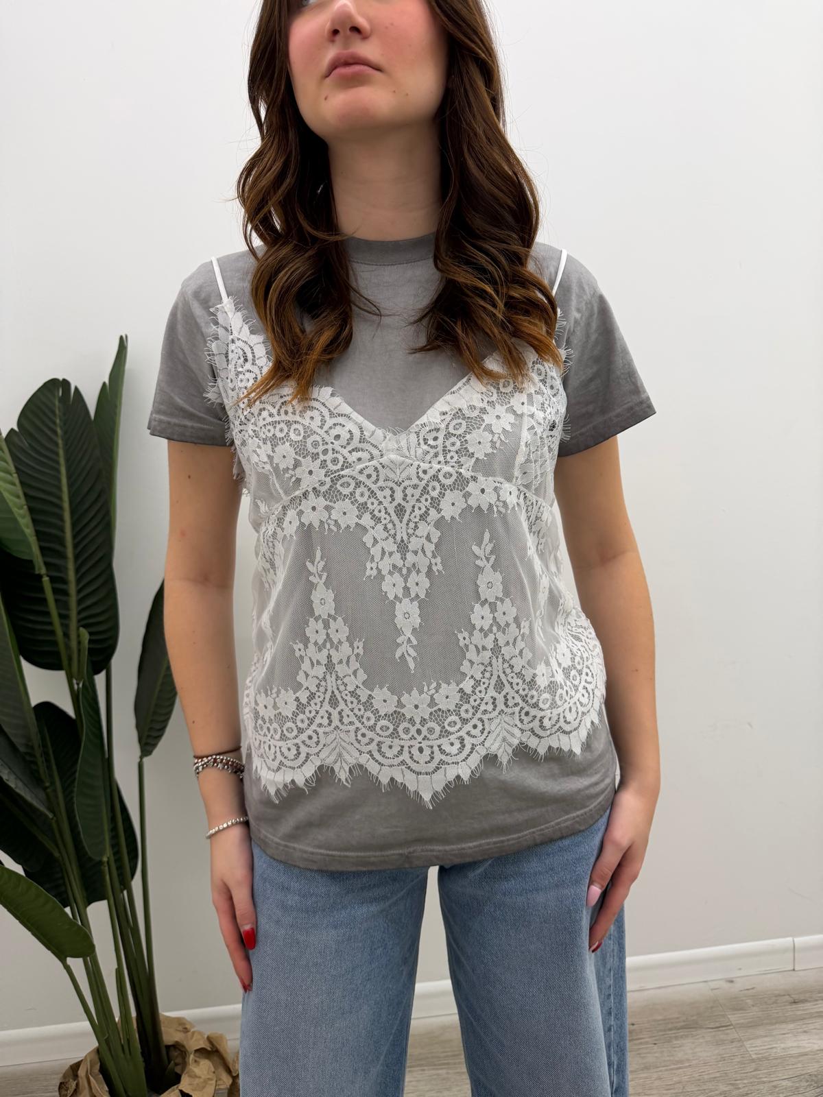 Haveone - Tshirt + Top Pizzo
