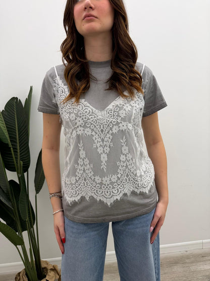 Haveone - Tshirt + Top Pizzo