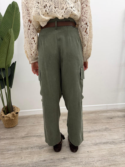 Tensione In - Pantalone Cargo Paperbag
