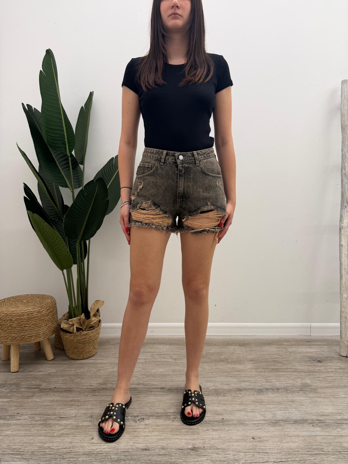Haveone - Shorts Destroyed Ash