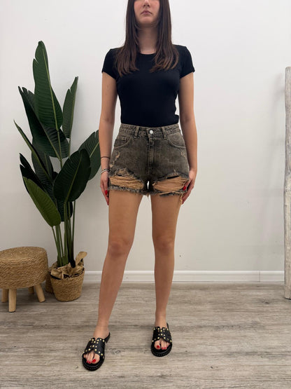 Haveone - Shorts Destroyed Ash