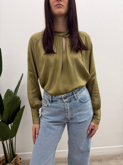 Haveone - Blusa Collo Incrocio