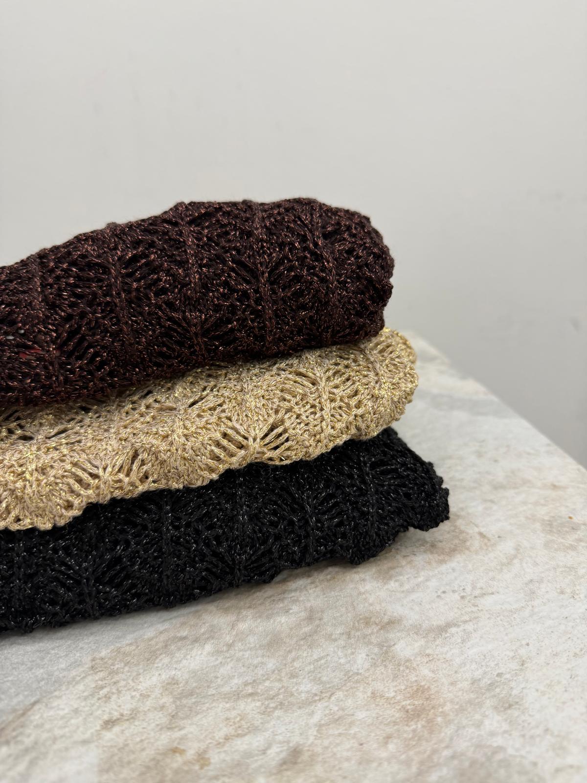 Kontatto - Cardigan Traforato Lurex