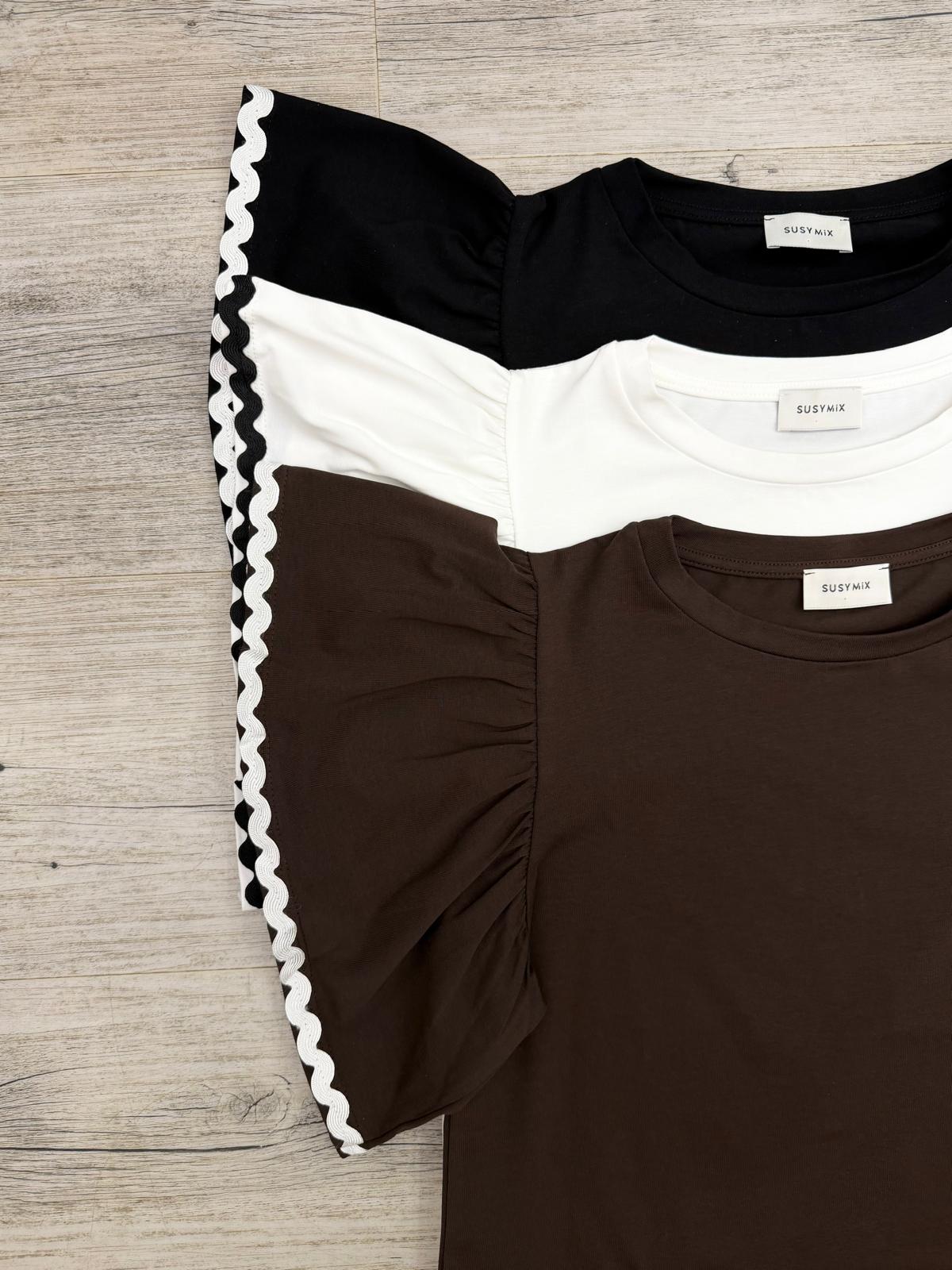 Susy Mix - Tshirt Volant Onde