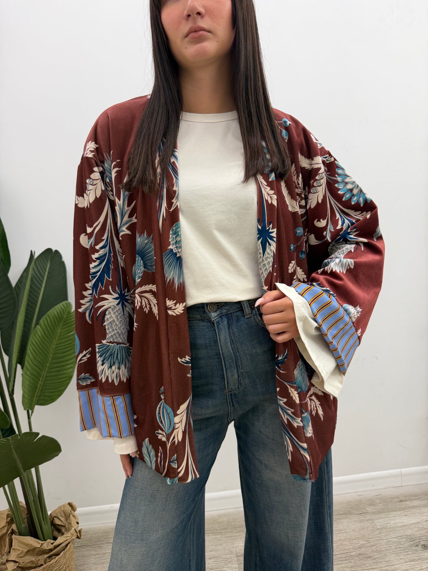 Haveone - Kimono Stampa Fiore