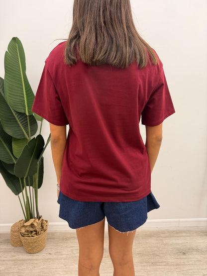 Susy Mix - Tshirt Taschino Paillettes