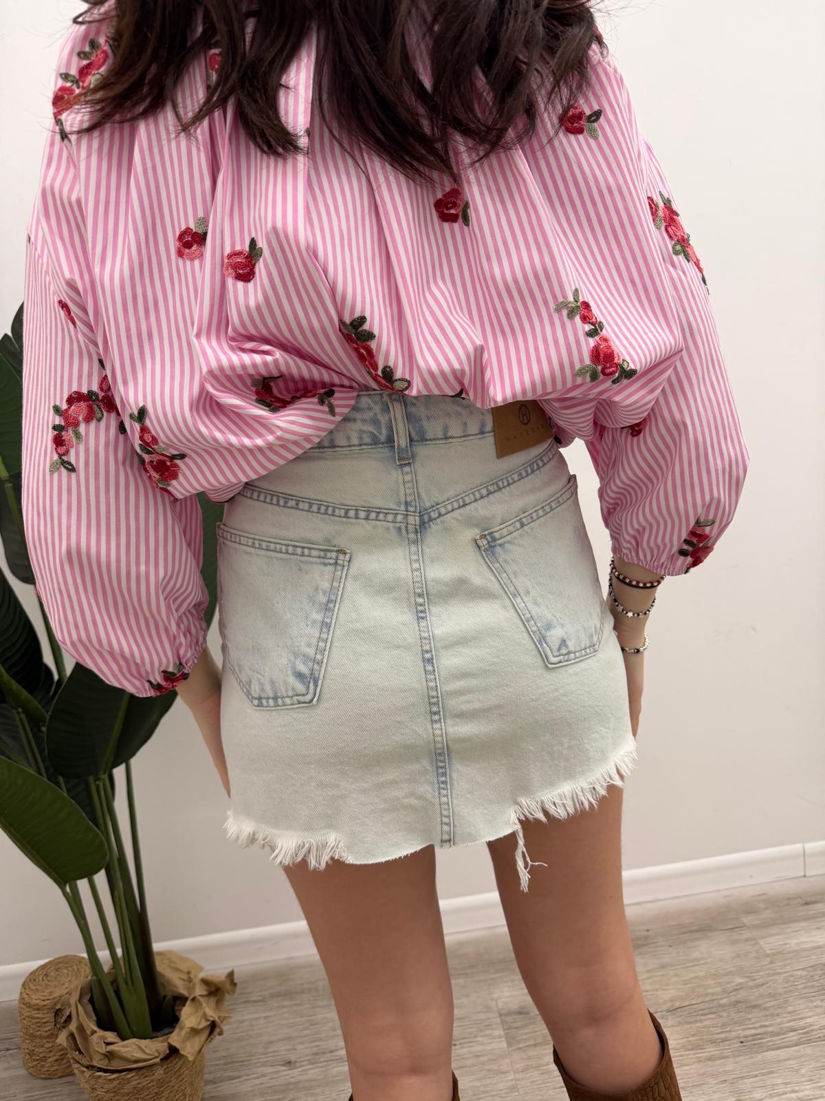 Haveone - Minigonna Jeans