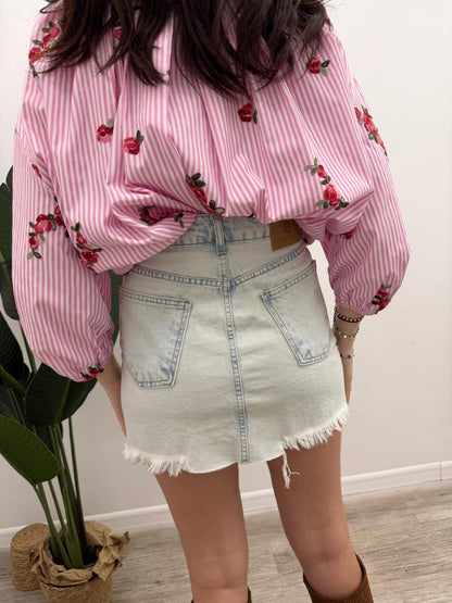 Haveone - Minigonna Jeans