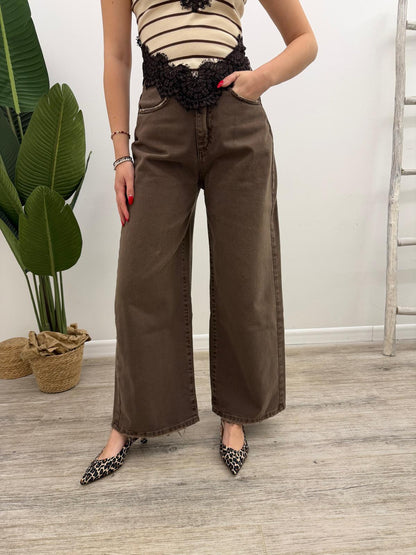 Tensione In - Pantalone Giusy Brown