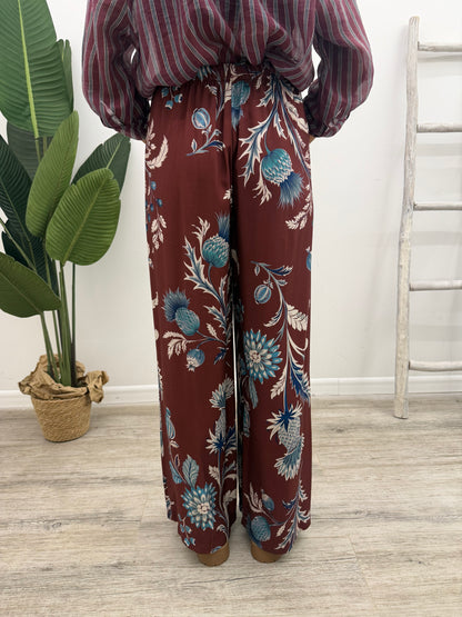 Haveone - Pantalone Stampa Fiore