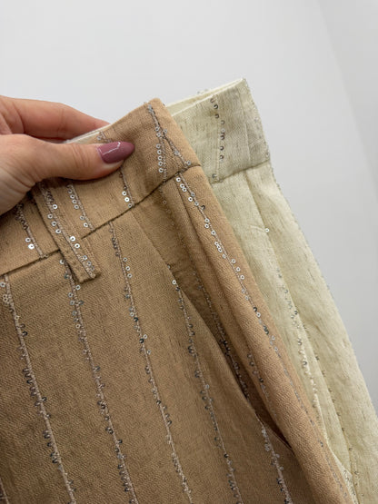 Tensione In - Pantalone Gessato Paillettes