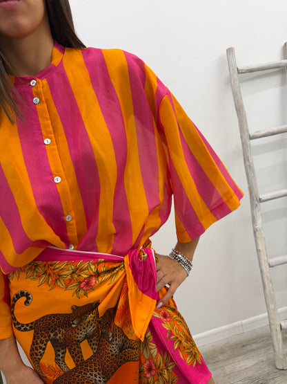 Tensione In - Camicia Riga Seta